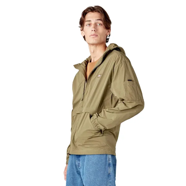 Dickies Jackson Windbreaker Jacket - Military Green