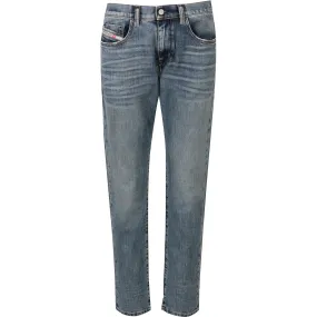 Diesel 2019 D-Strukt Mid-Rise Slim-Cut Jeans