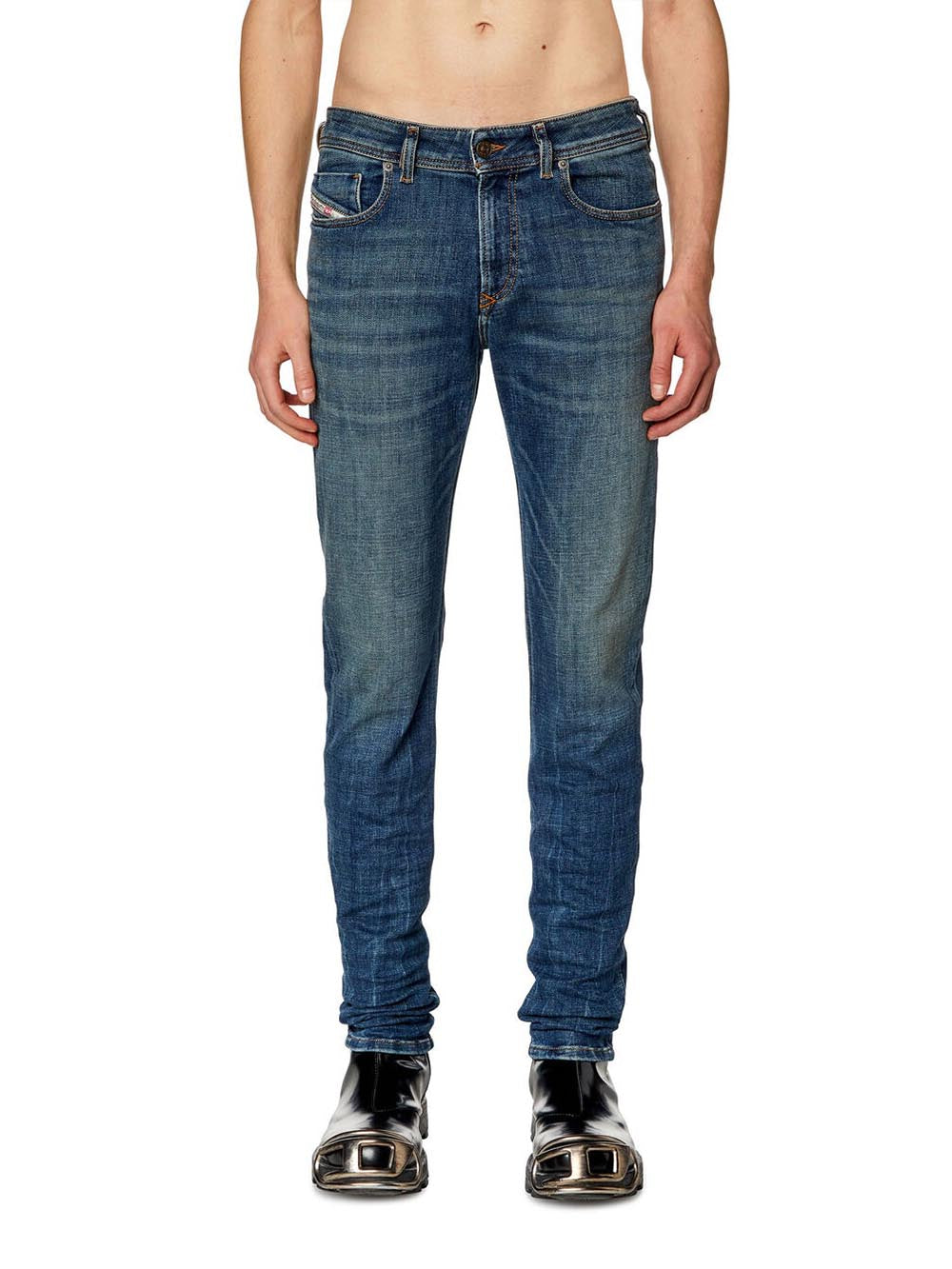 Diesel Jeans Uomo 1979 Sleenker A03595 Scuro