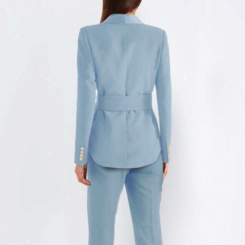 Double Breast Women Pant Suits