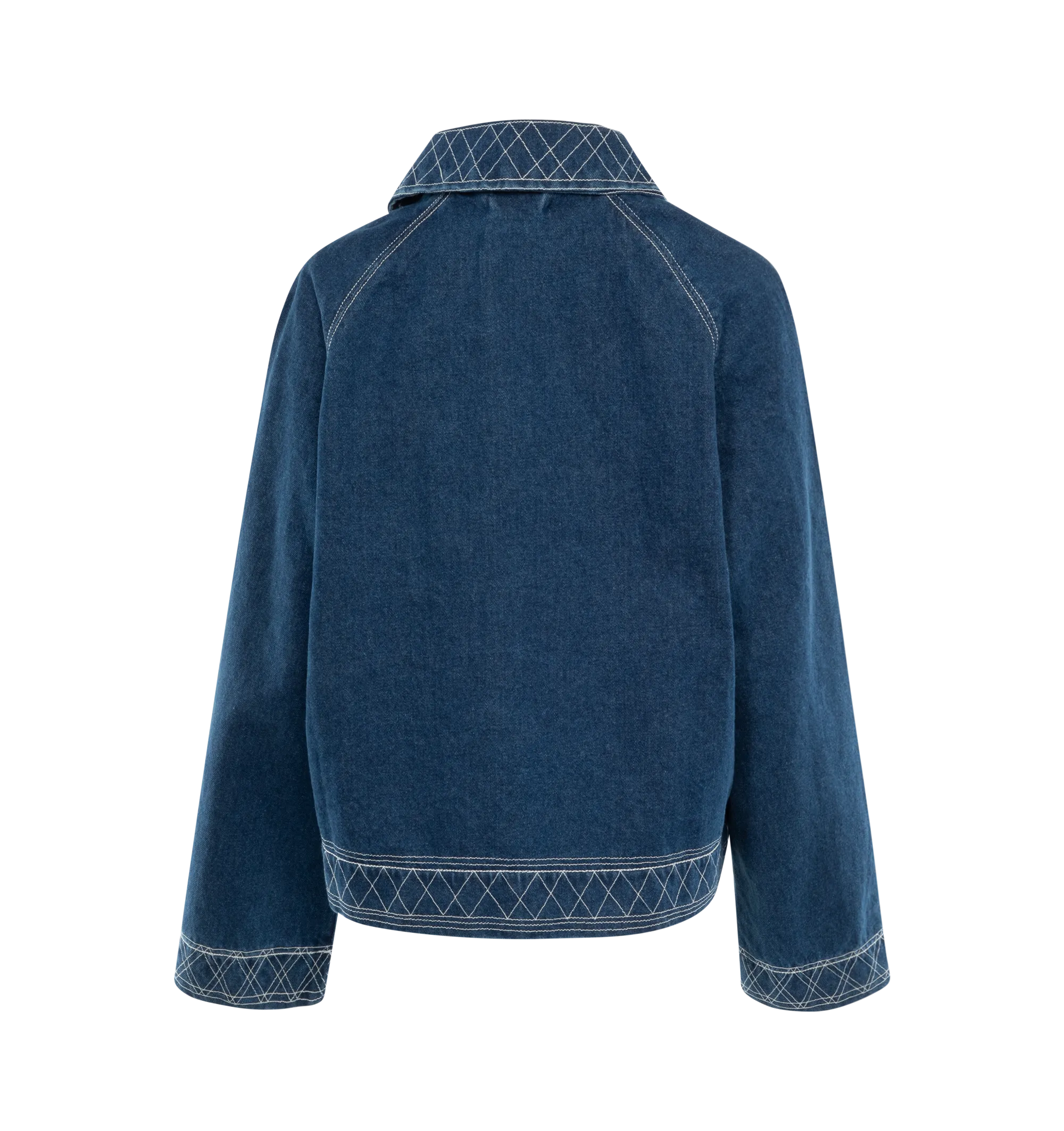 EMBROIDERED DENIM JACKET (WOMENS)