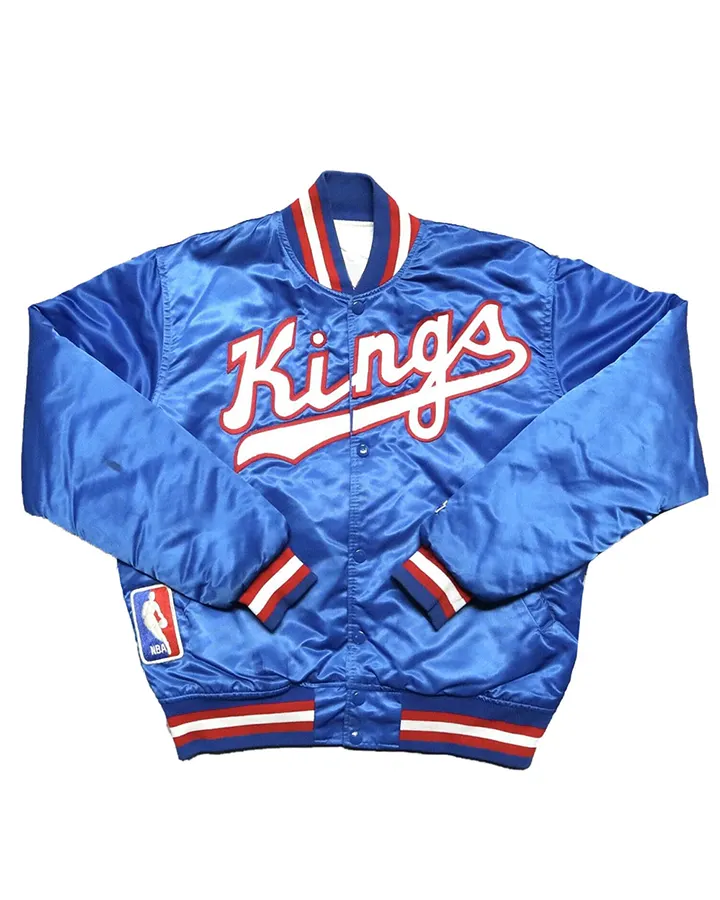 Foster Sacramento Kings Blue Satin Jacket - William Jacket