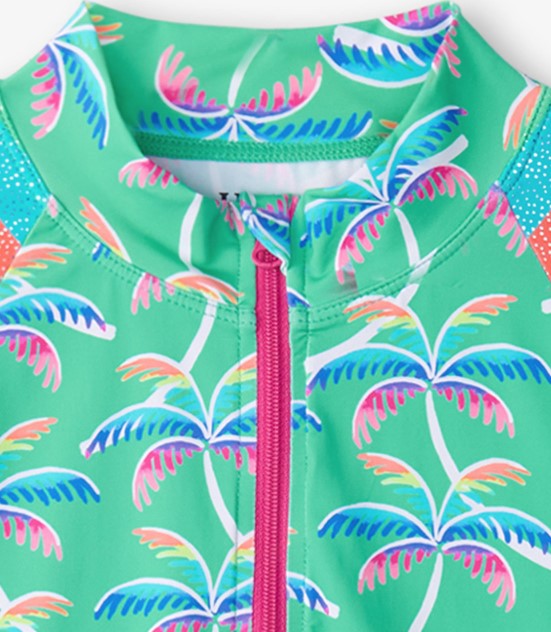 Hatley Rainbow Palm Rashguard Set