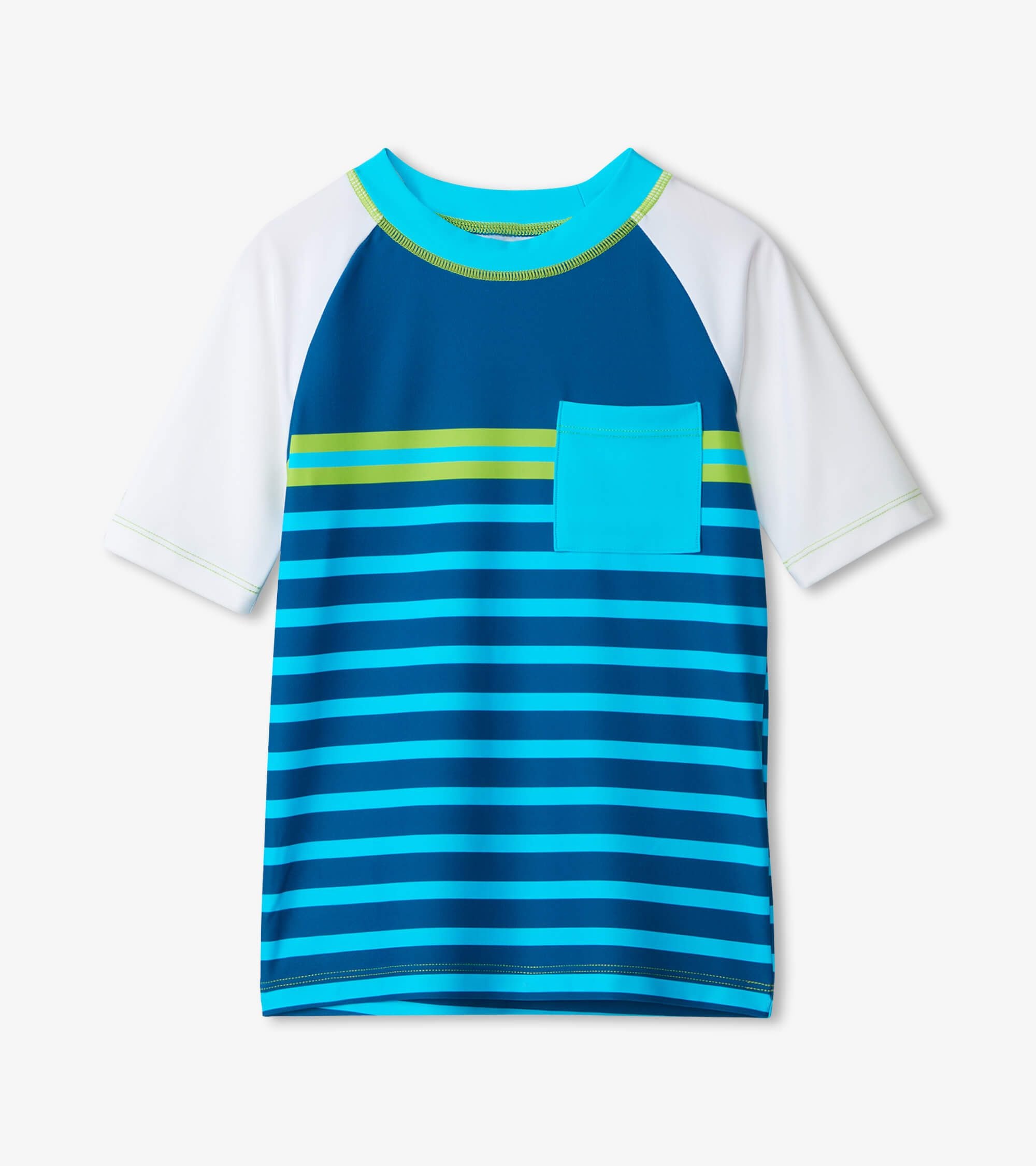 Hatley Sea Stripes Short Sleeved Rashguard