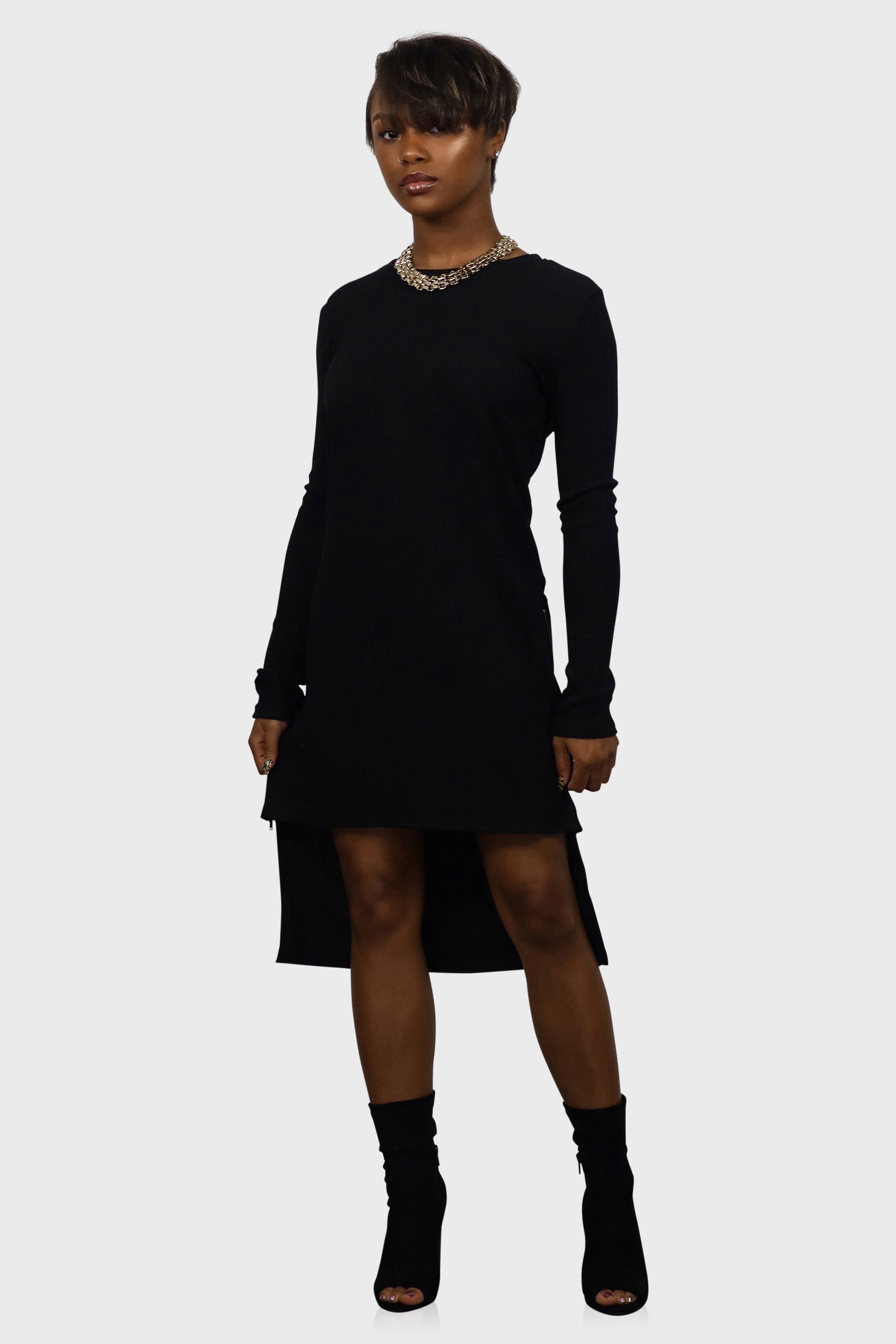 High Low Sweater Dress