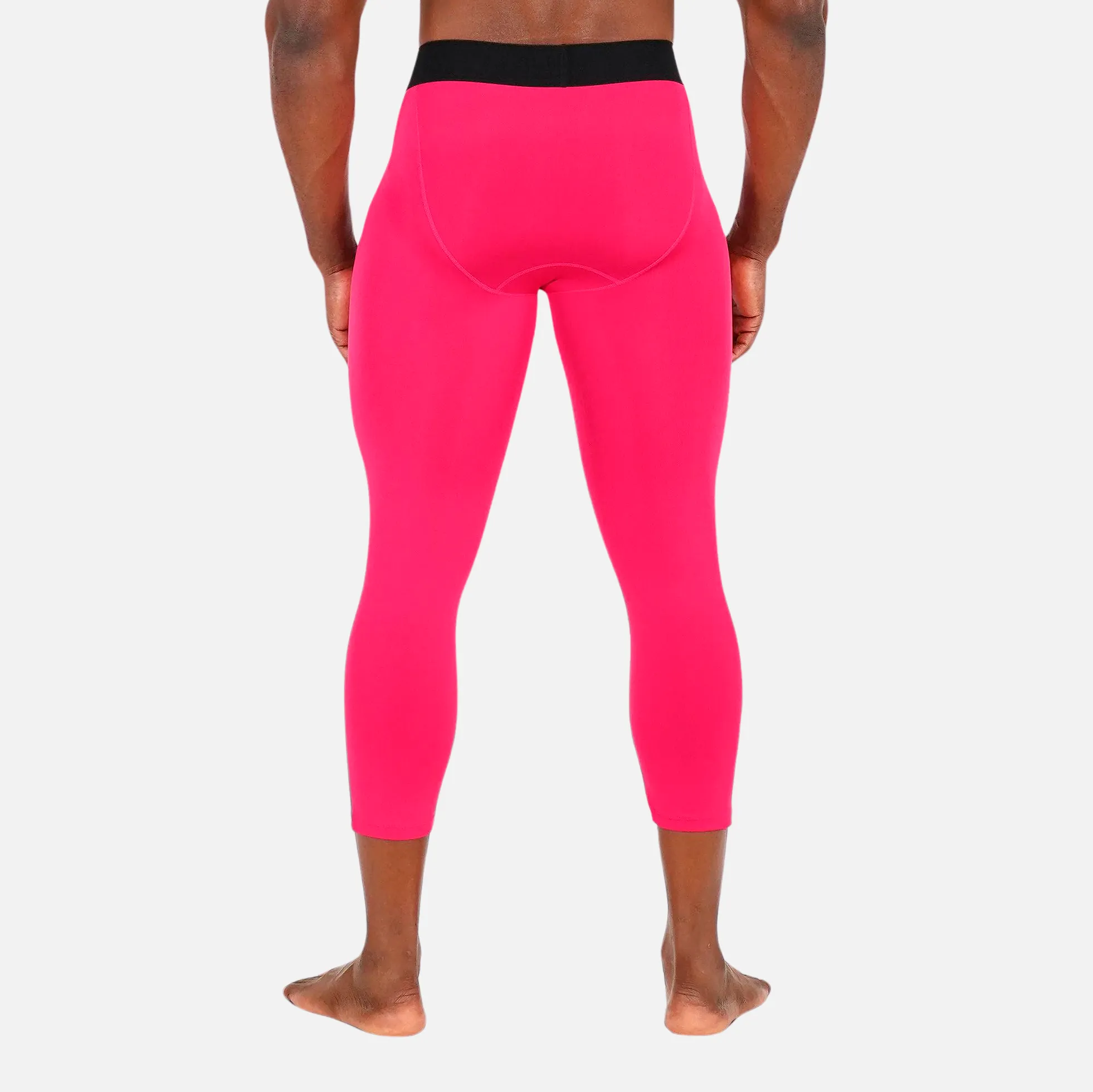 Hue Pink 3/4 Tights for men