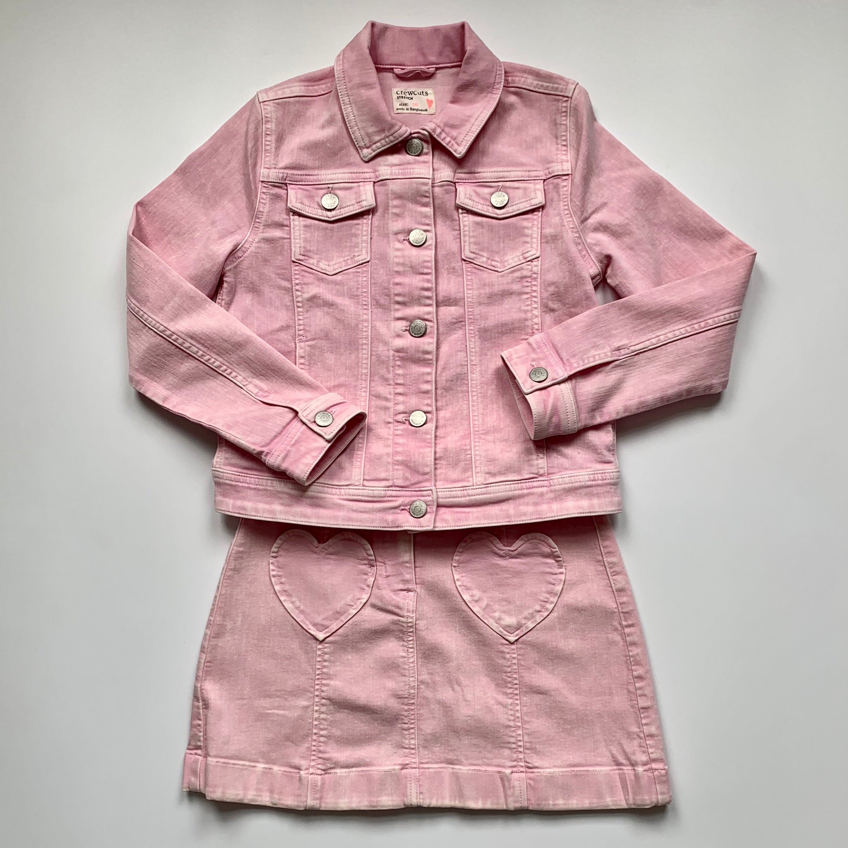 J Crew Stonewash Pink Denim Jacket: 10 Years