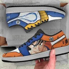 Kakalot x Vegeta JD Low Top Sneakers Custom Dragon Ball Anime Shoes