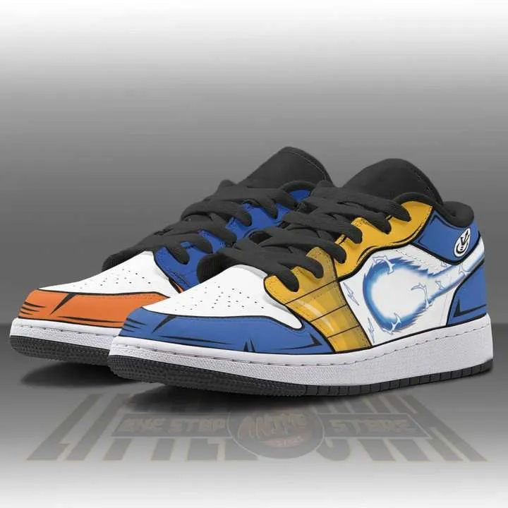 Kakalot x Vegeta JD Low Top Sneakers Custom Dragon Ball Anime Shoes