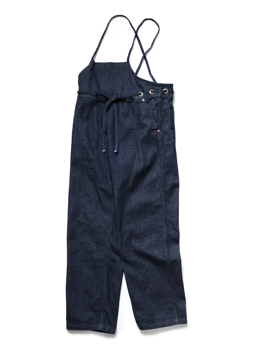 Kapital 11.5oz denim welder overalls Pants