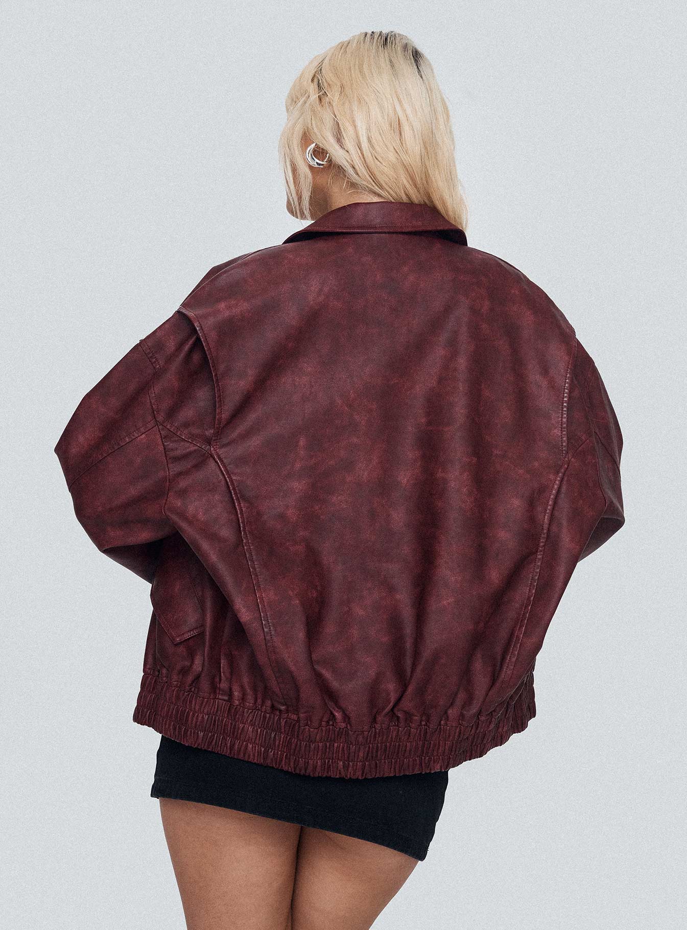 Kenny Bomber Jacket Burgundy