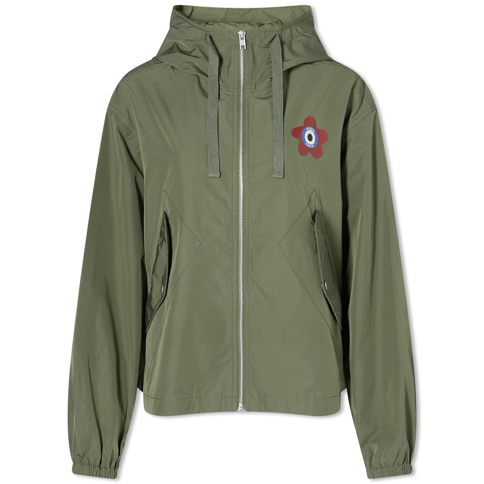 Kenzo Kenzo Target Windbreaker JacketDark Kharki