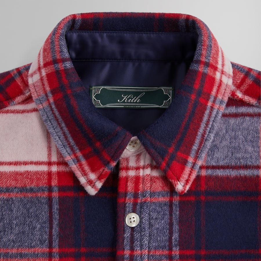 KITH NYC  |Button-down Other Plaid Patterns Wool Street Style