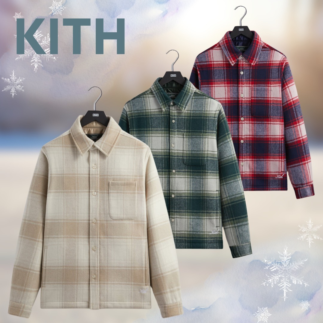 KITH NYC  |Button-down Other Plaid Patterns Wool Street Style