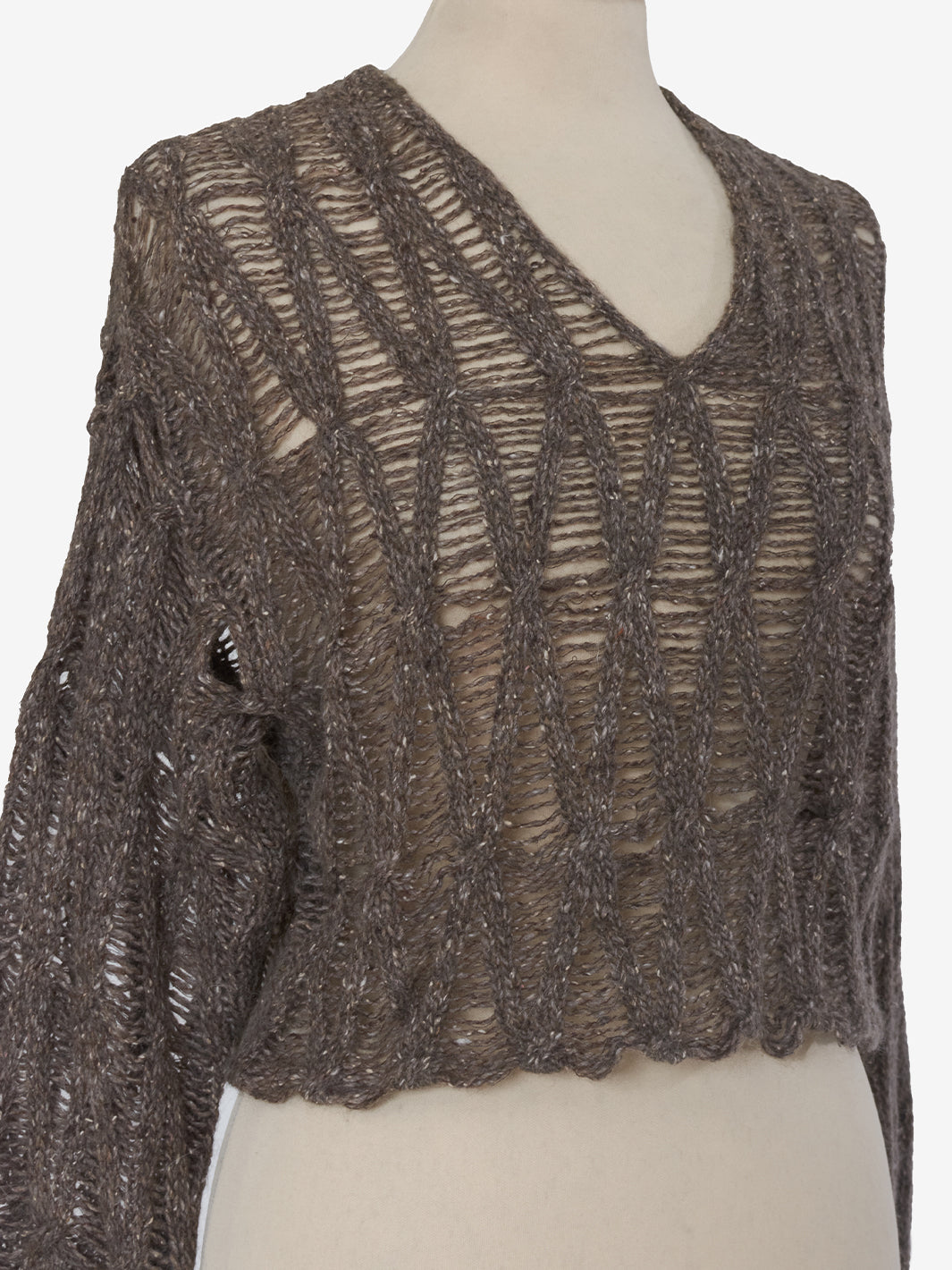 Krizia Brown Wool Sweater