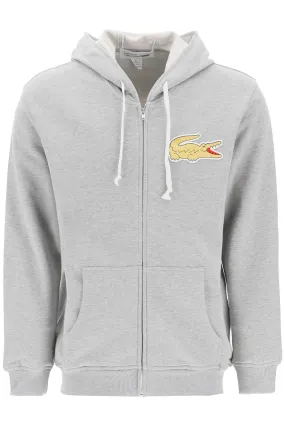 Lacoste Golden Crocodile Zip Up Hoodie