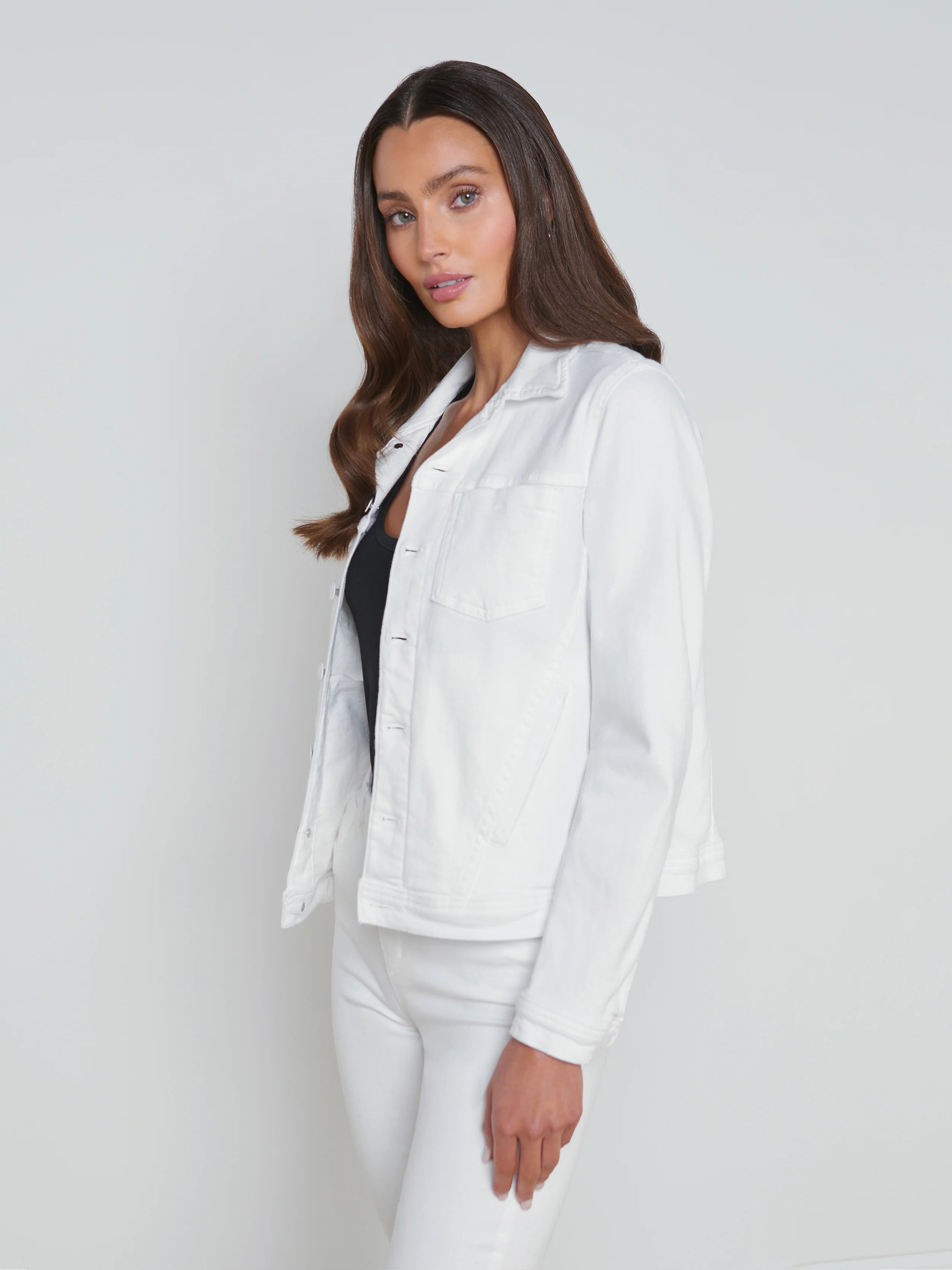 L’agence - Shuri Denim Jacket - Blanc