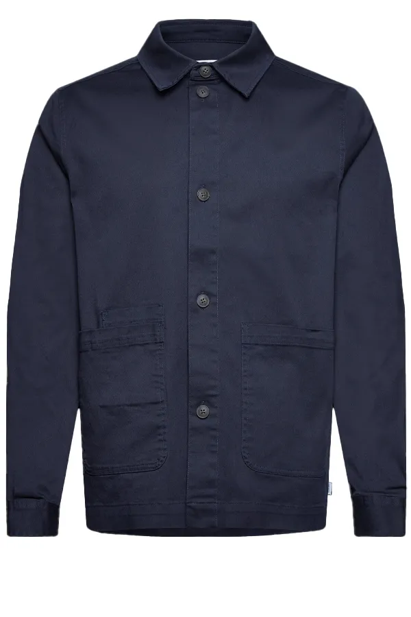 Les Deux Langley Overshirt Navy