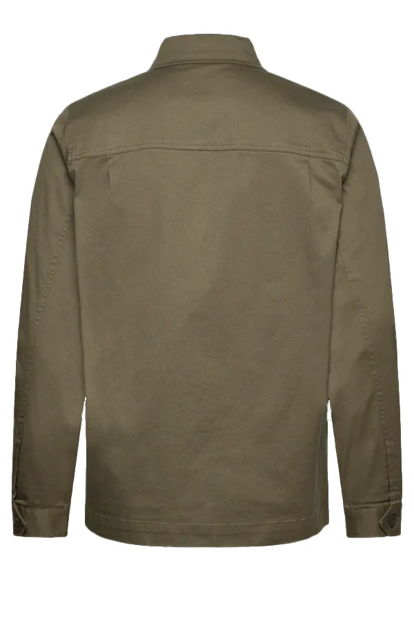 Les Deux Langley Overshirt Olive