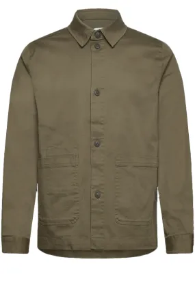 Les Deux Langley Overshirt Olive