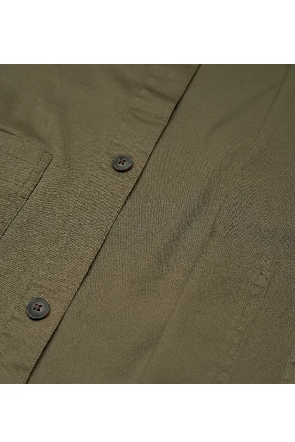 Les Deux Langley Overshirt Olive