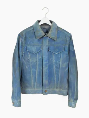 Les Six AW23 Hand Painted Wool Denim Jacket