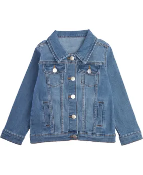 Little Kids' Denim Jacket in Mid Wash | Postie