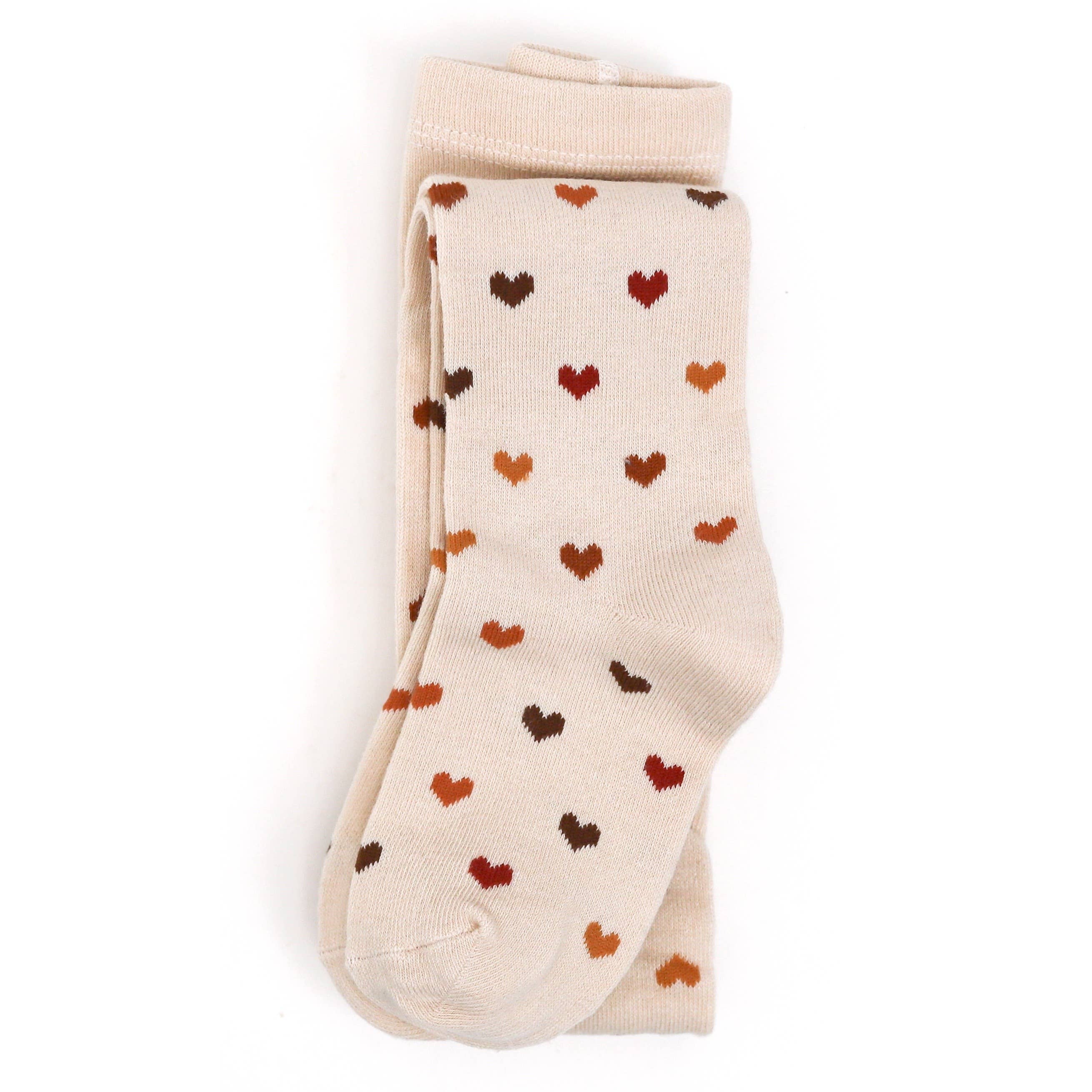 Little Stocking Co - Harvest Hearts Knit Tights