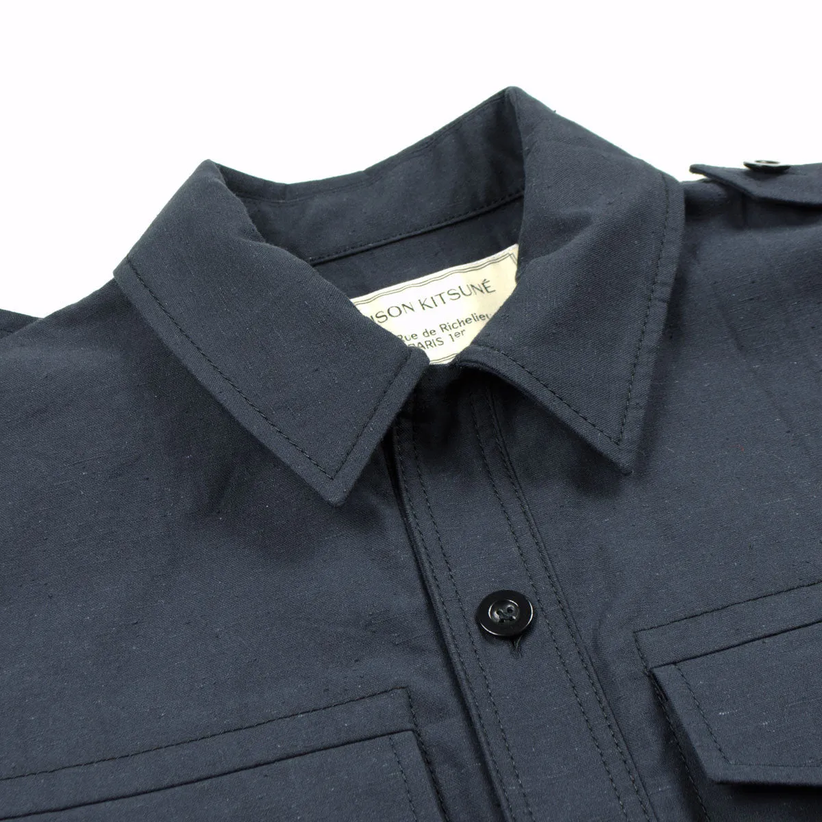 Maison Kitsuné - Plain Overshirt - Black