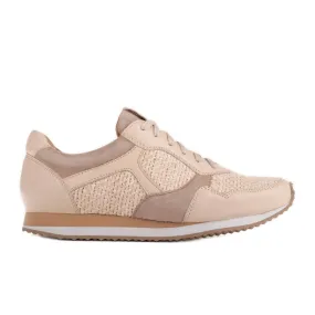 Marco Shoes Sneakers with elements of raffia and grain leather 2229P-1273-1280-047-1 beige