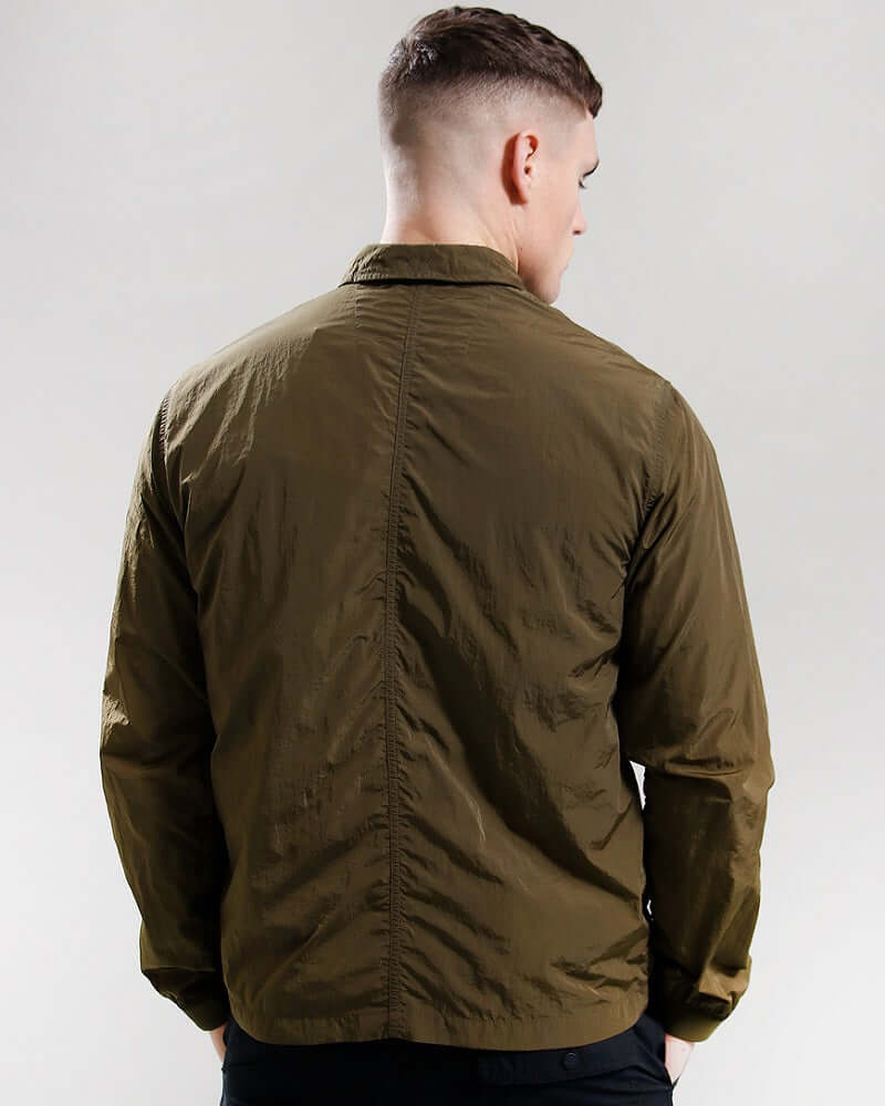 Marshall Artist KRINKLE Nylon Overshirt Khaki