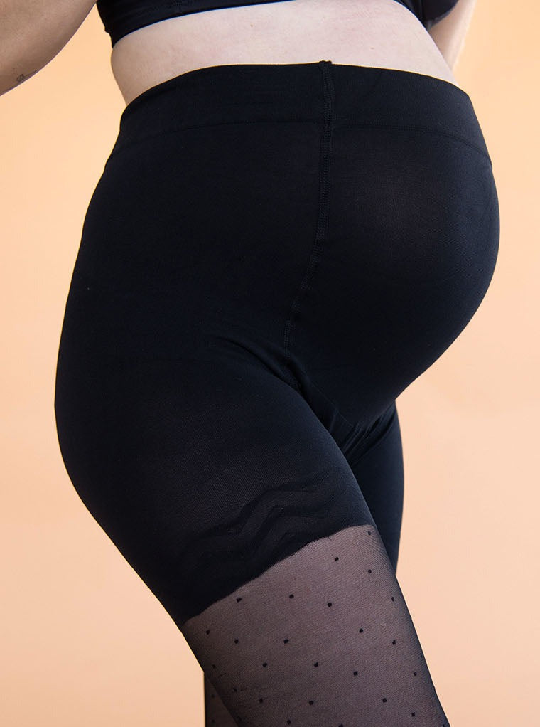 Maternity Polka Dot Tights