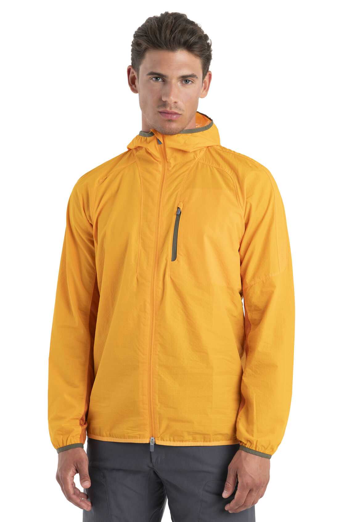 Mens Shell + Cotton Windbreaker - Solar/Earth