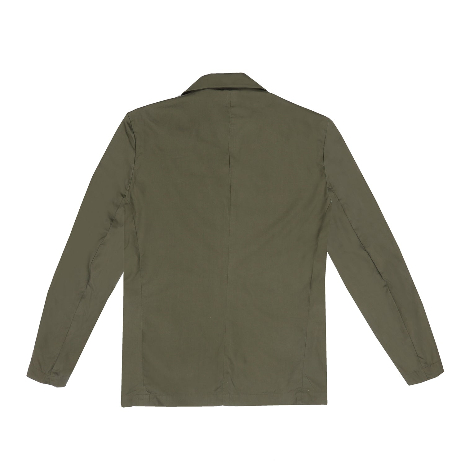 Monitaly - Dropped Lapel Blazer - Olive