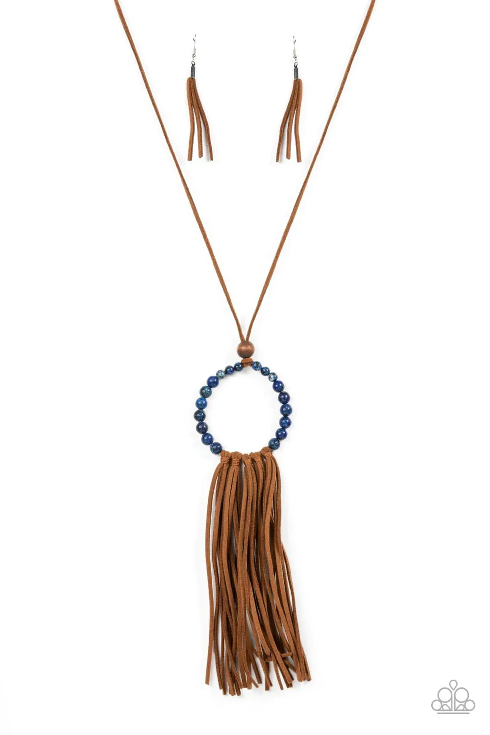 Namaste Mama Blue ~ Paparazzi Necklace