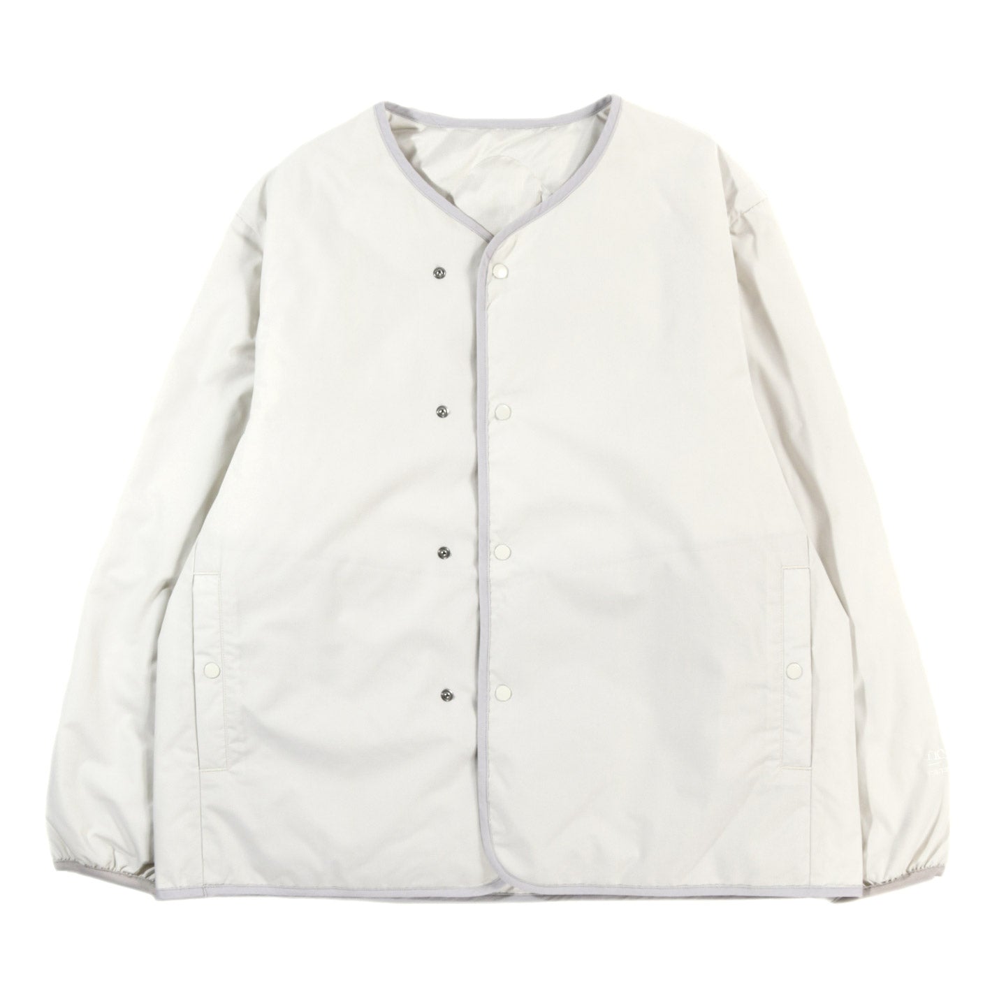 NANAMICA REVERSIBLE DOWN CARDIGAN JACKET ECRU