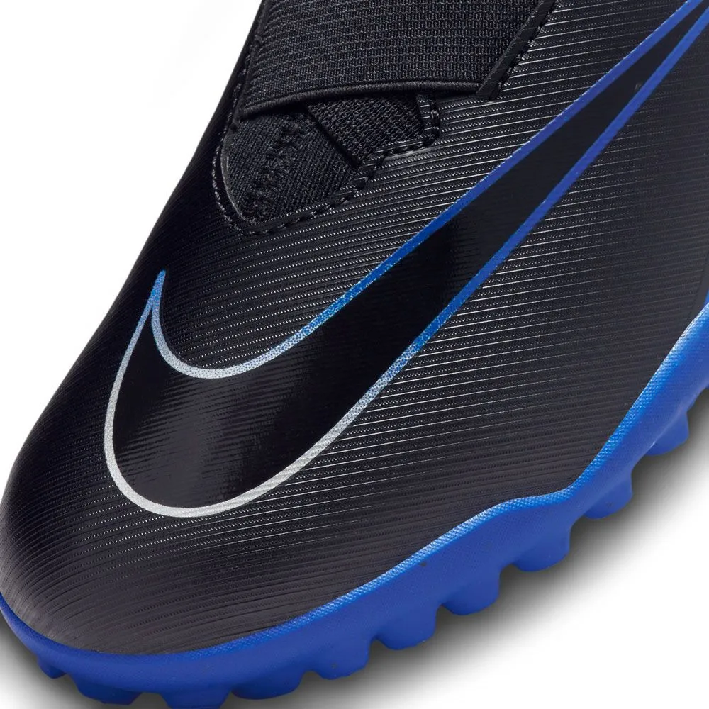 Nike Junior  Zoom Mercurial Vapor 15 Academy TF Soccer Shoes | Black Pack