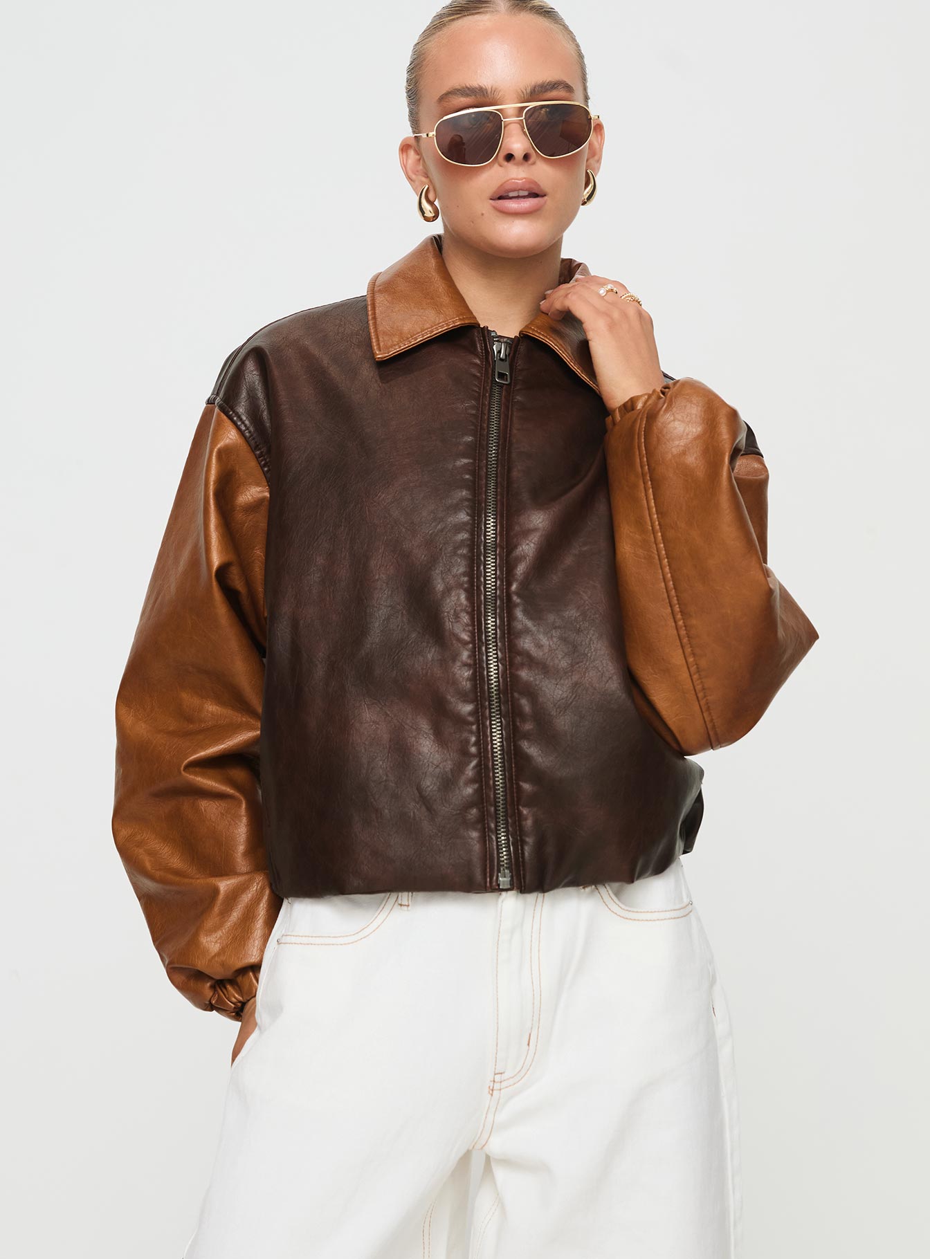 Nirvana Bomber Jacket Chocolate