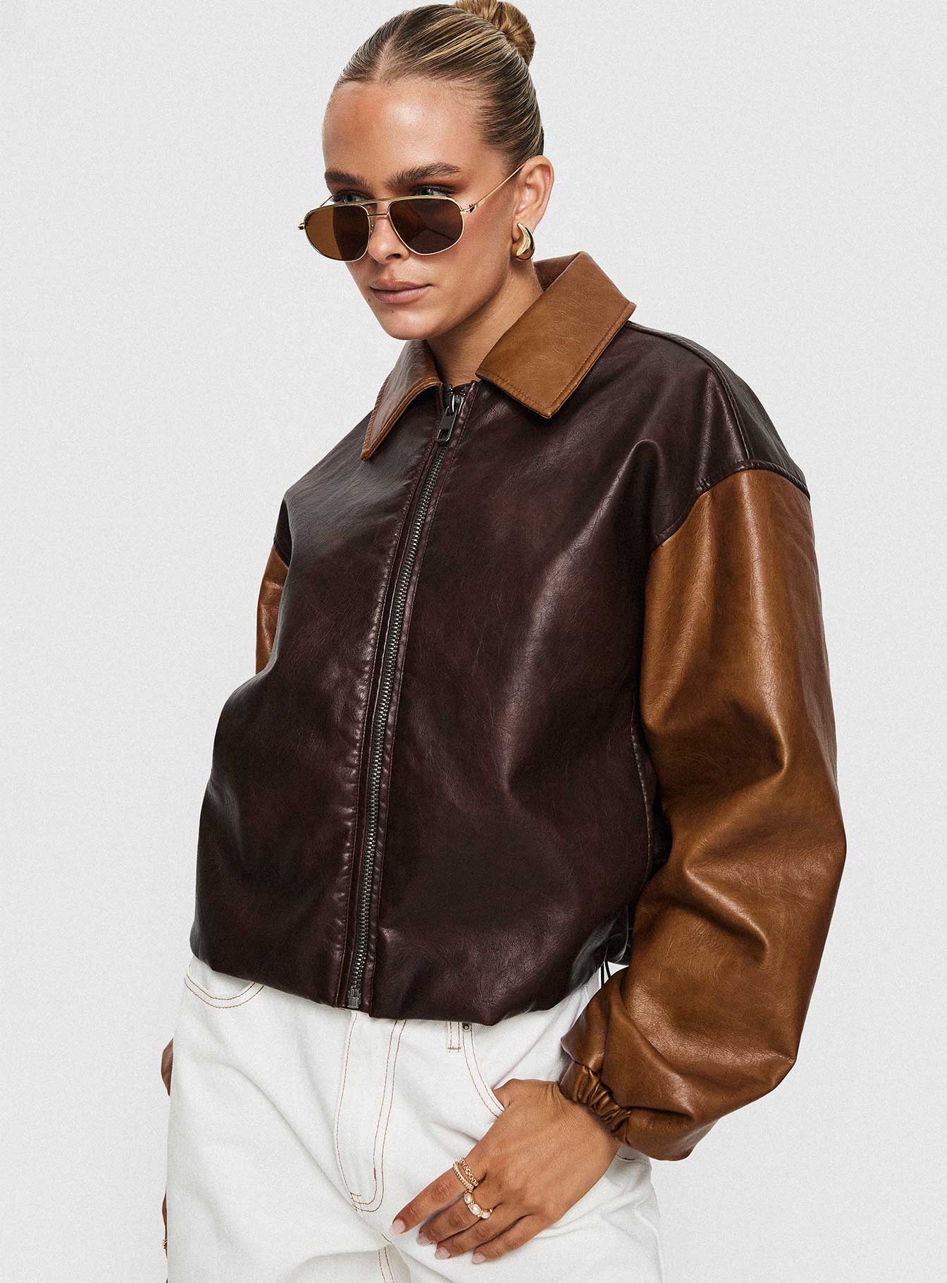 Nirvana Bomber Jacket Chocolate