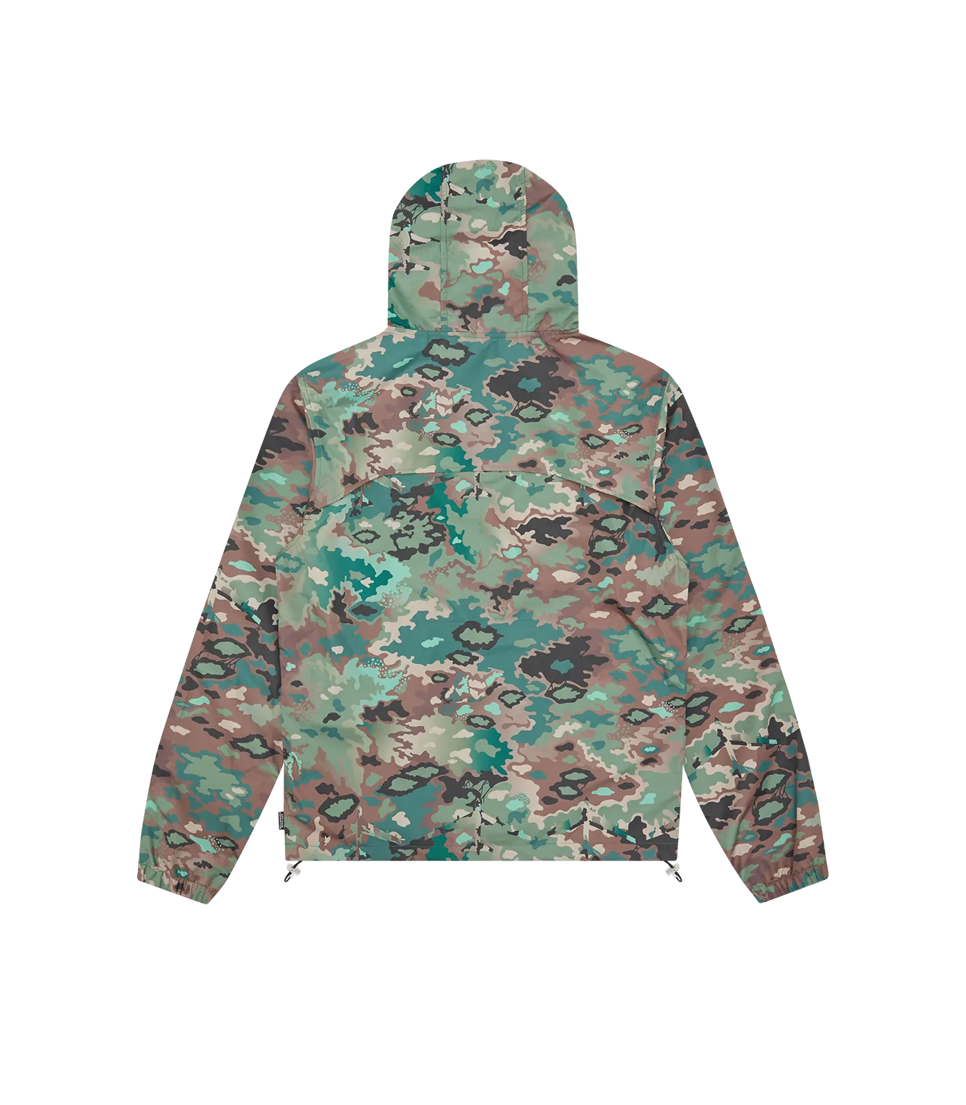 NOTHING CAMO HOODED WINDBREAKER JACKET - GREEN