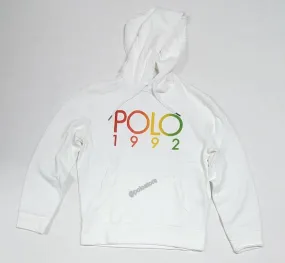 Nwt Polo Ralph Lauren White Color Polo 1992 Pullover Hoodie