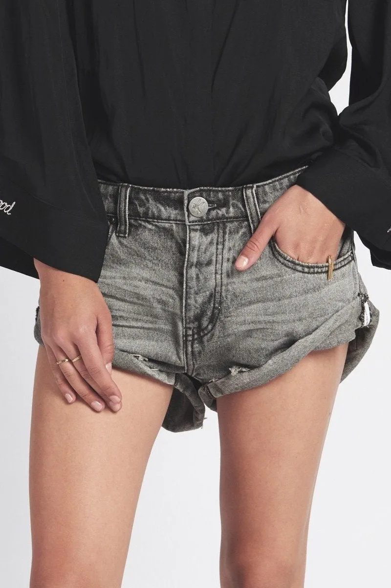 One Teaspoon Camden Bandit Jean Shorts