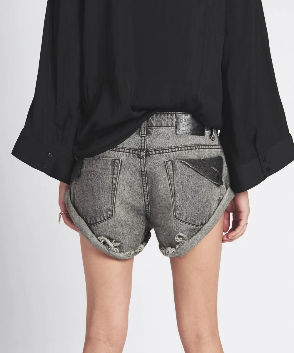 One Teaspoon Camden Bandit Jean Shorts