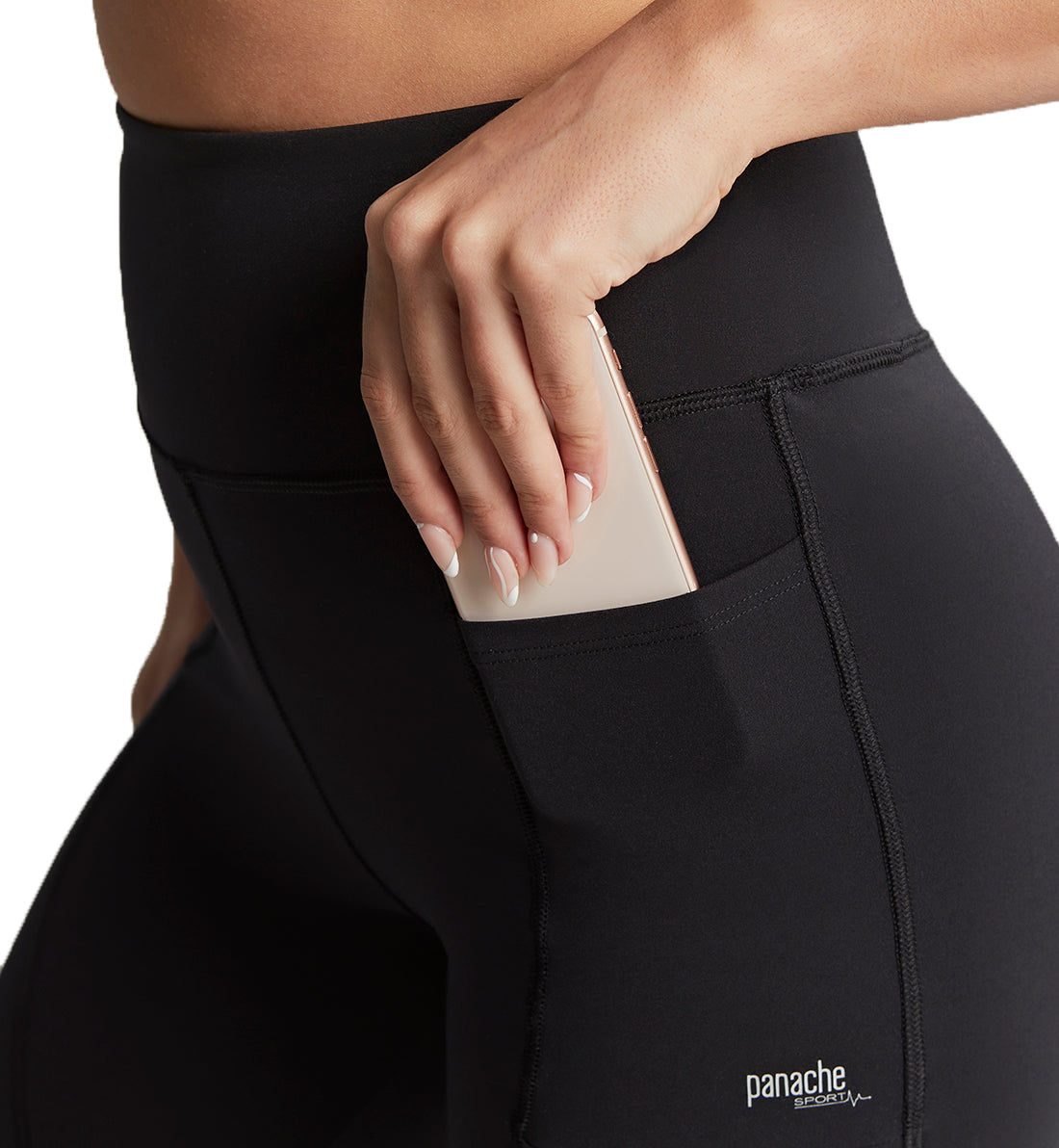 Panache Ultra Adapt High Waist Sports Leggings (5023) - Black