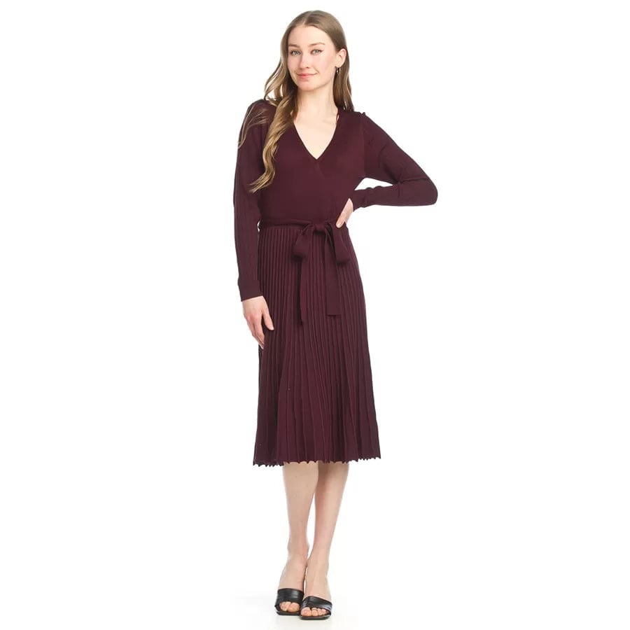 Papillon Wine sweater dress