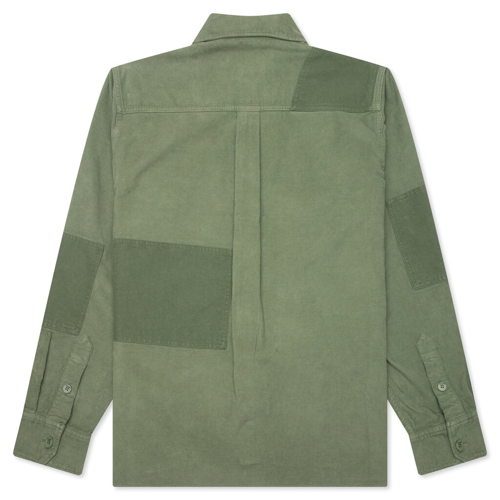 Patchwork Overshirt - Green