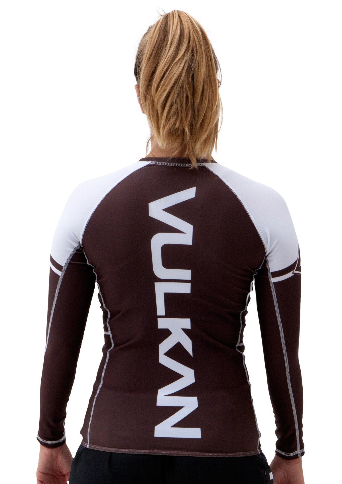 Power Comp Rashguard Long/Sleeve Brown