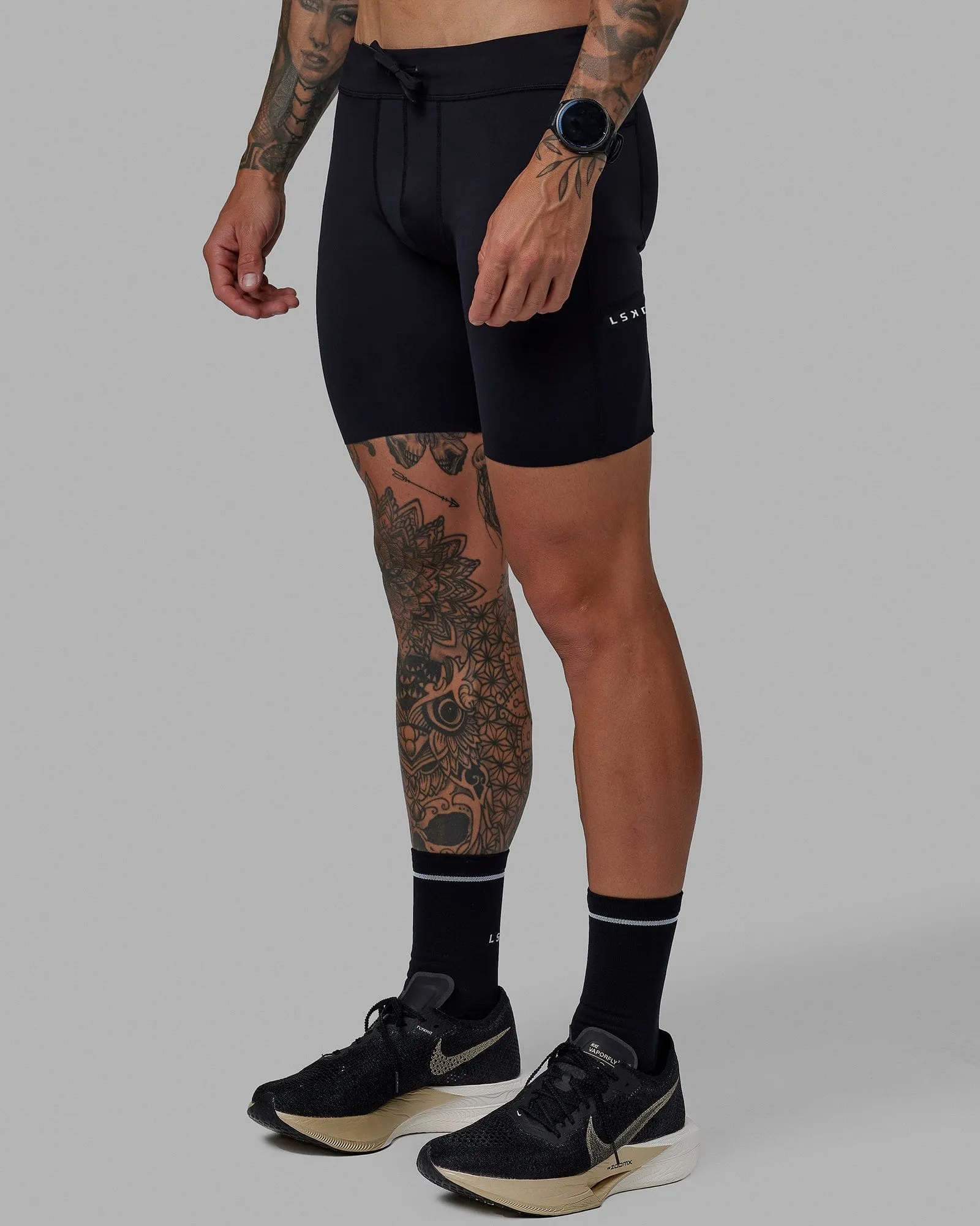 Race Day Short Tights 8 - Black