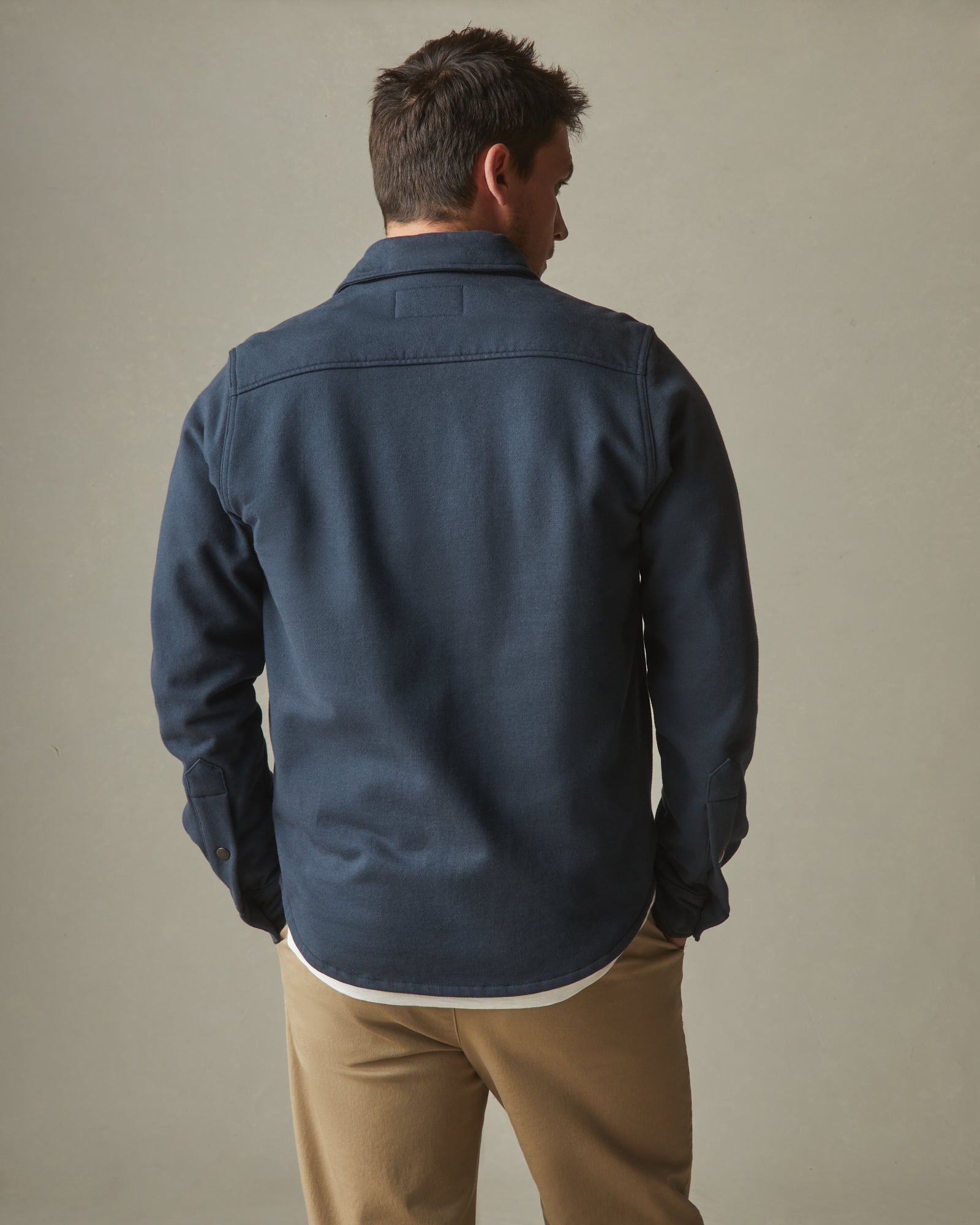 Redwood Fleece Overshirt - Heritage Navy