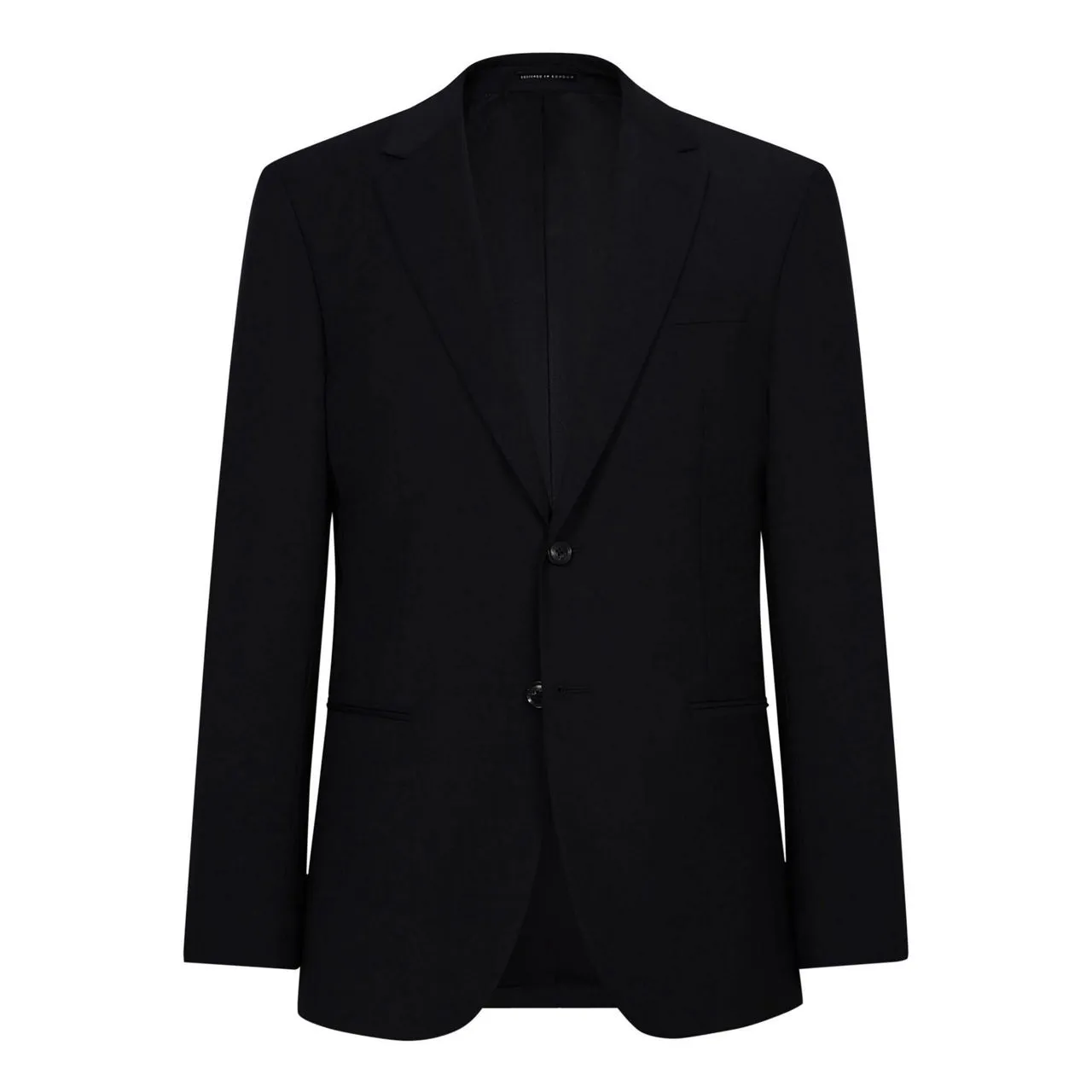 REISS Hope Notch Travel Blazer - Black